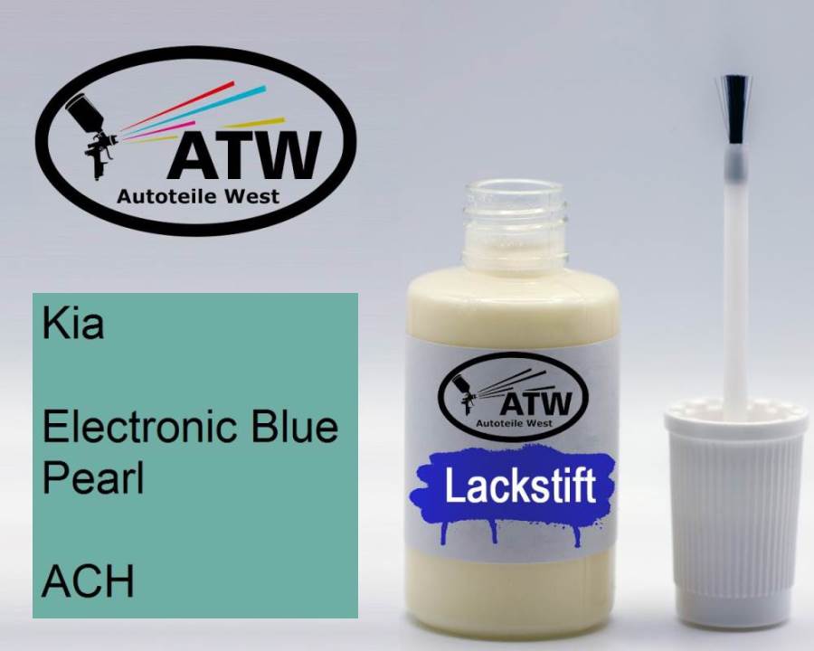 Kia, Electronic Blue Pearl, ACH: 20ml Lackstift, von ATW Autoteile West.